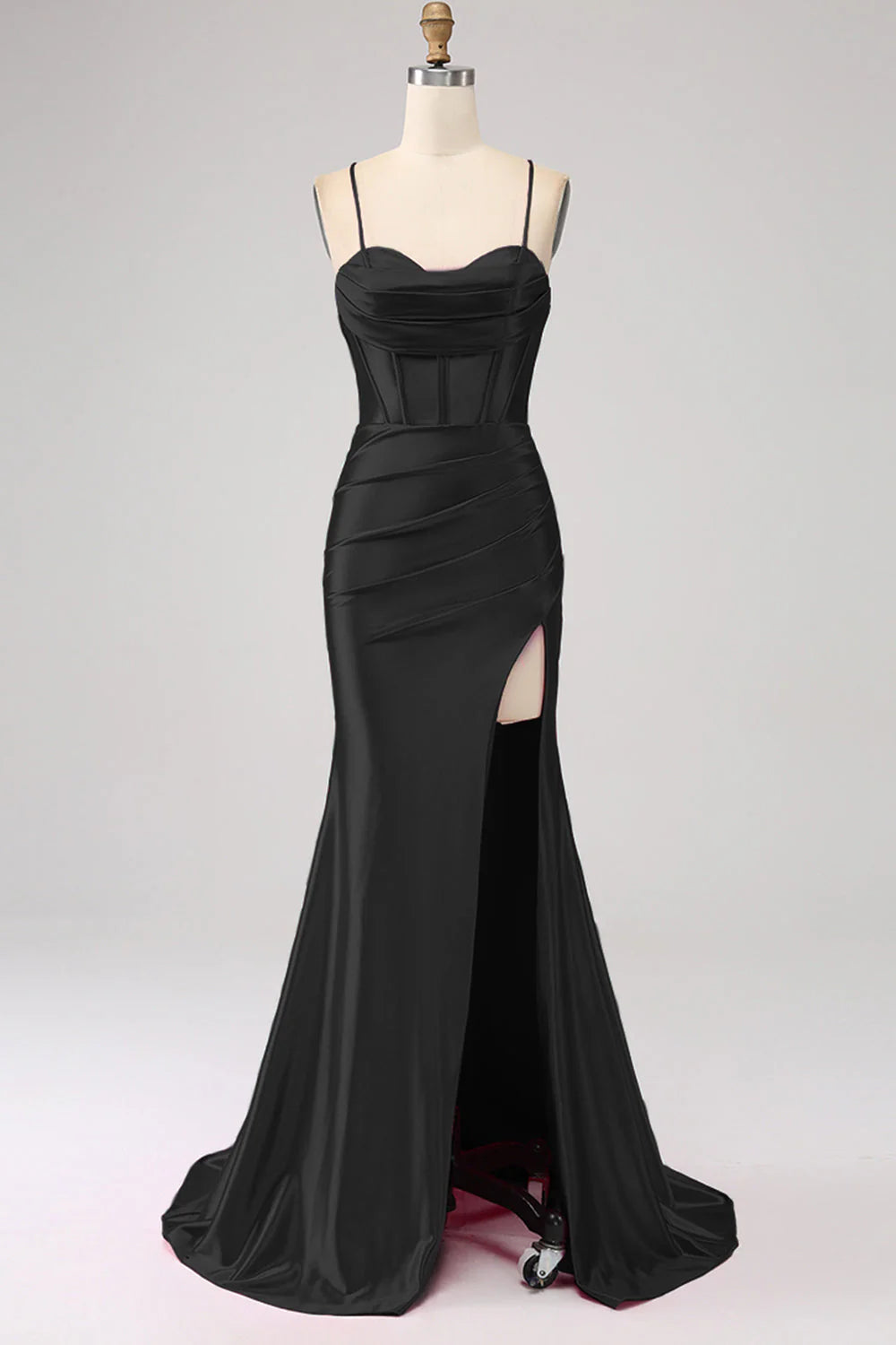Stunning Mermaid Spaghetti Straps Long Prom Dress
