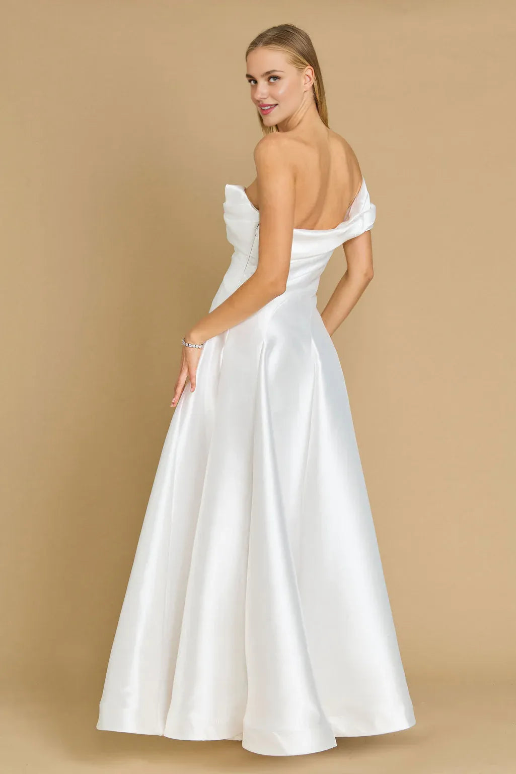 Xuewuba Dress One Shoulder Long Formal Ball Gown Evening Dress Black Floor-Length Train Maxi Dress