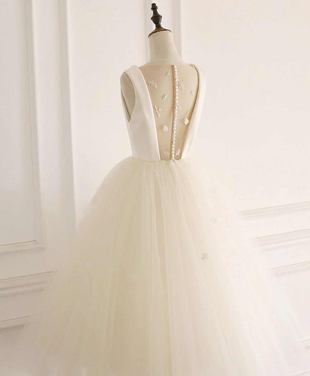 Off-the-Shoulder Tulle Short Backless Homecoming Dress 