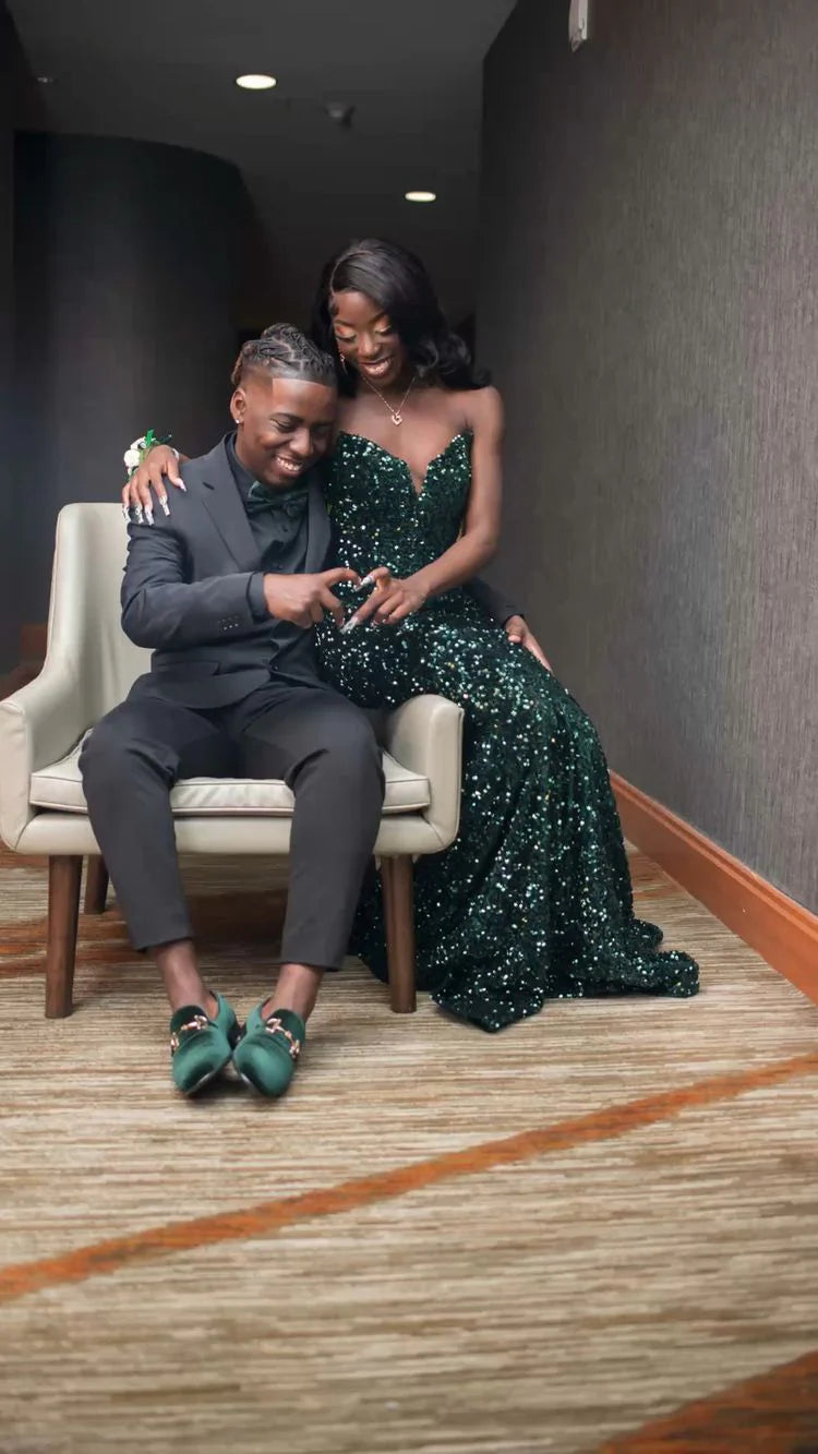 Sexy Mermaid Sweetheart Neck Sleeveless Lace Up Sweep/Brush Train Prom Dress