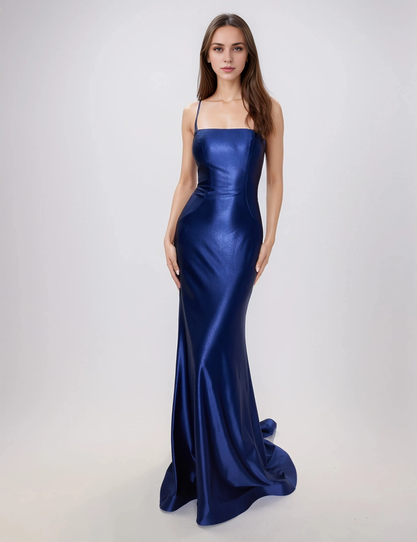 Xuewuba Dress Burgundy Spaghetti Straps Open Back Prom Dress Sleeveless Mermaid Sheath Off Shoulder Sexy Prom Dress With Train
