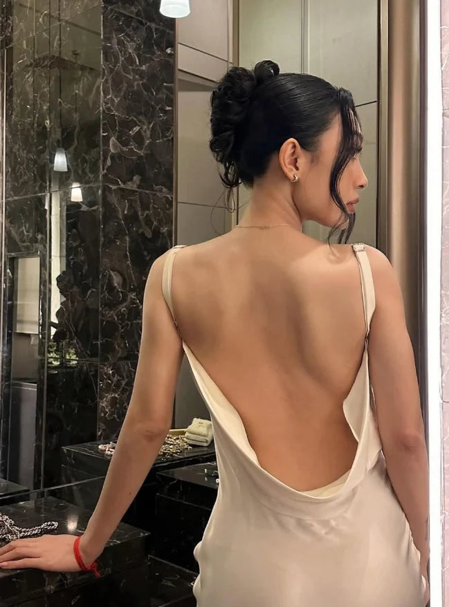 Xuewuba Dress Elegant Mermaid Spaghetti Straps 3D Flower Ivory Satin Long Evening Dress Prom Dress
