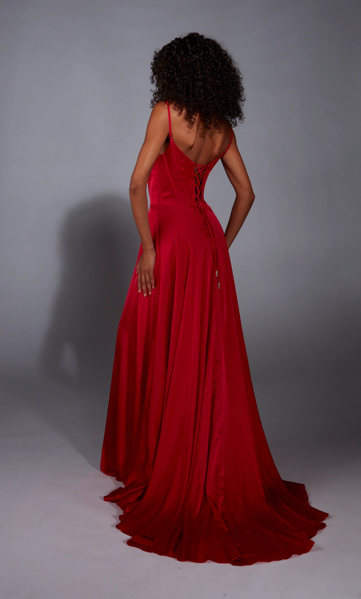 Xuewuba Dress Long Sweetheart Neckline Corset Flowy Formal Dresses With Slit Prom Dress Formal Wear Dresses