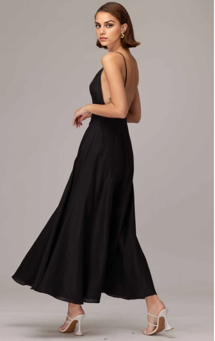 Xuewuba Dress Modern Sleeveless Ankle-length A Line Satin Spaghetti Straps Prom Dress Formal Wear Dresses