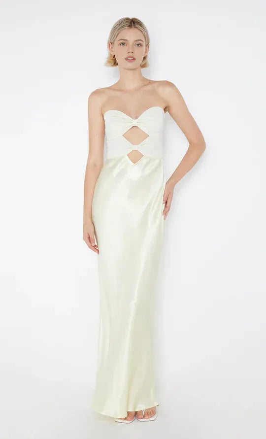 Xuewuba Dress Sexy Strapless Sleeveless Evening Dress Dusty Pink Prom Dress Sheath Back Zipper Maxi Dress