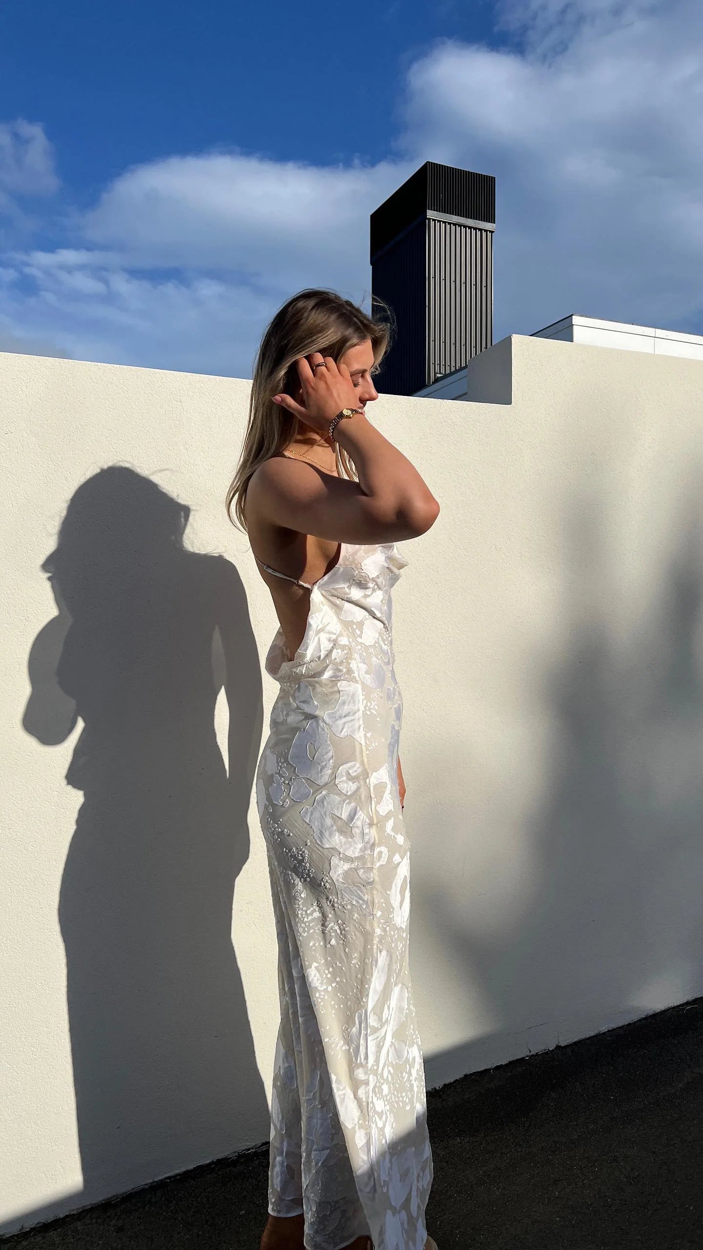 Xuewuba Dress Spaghetti Straps Sexy Open Back Prom Dress Floor Length Mermaid Sleeveless Evening Dress