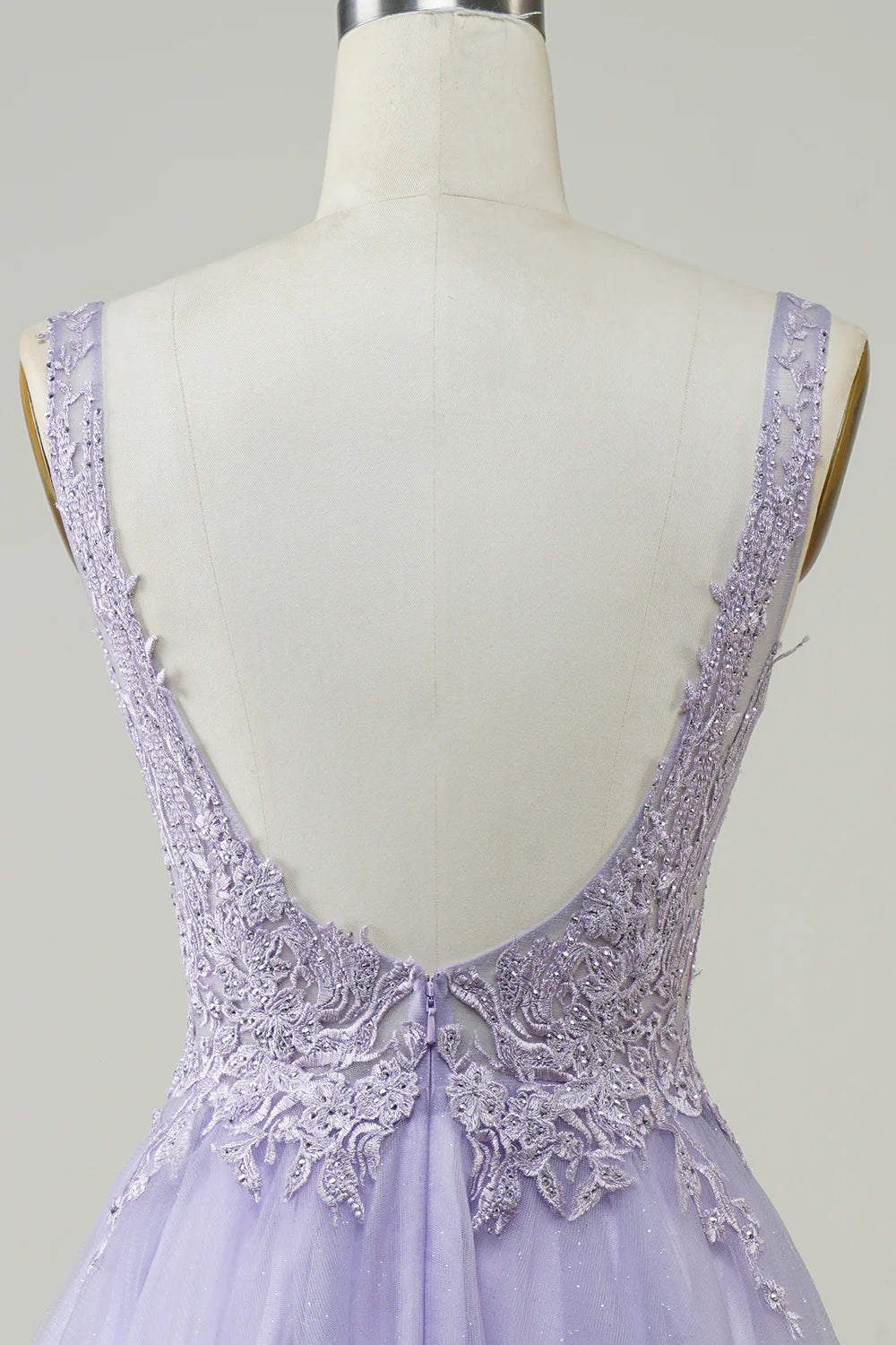 A Line Homecoming Dress With Appliques
