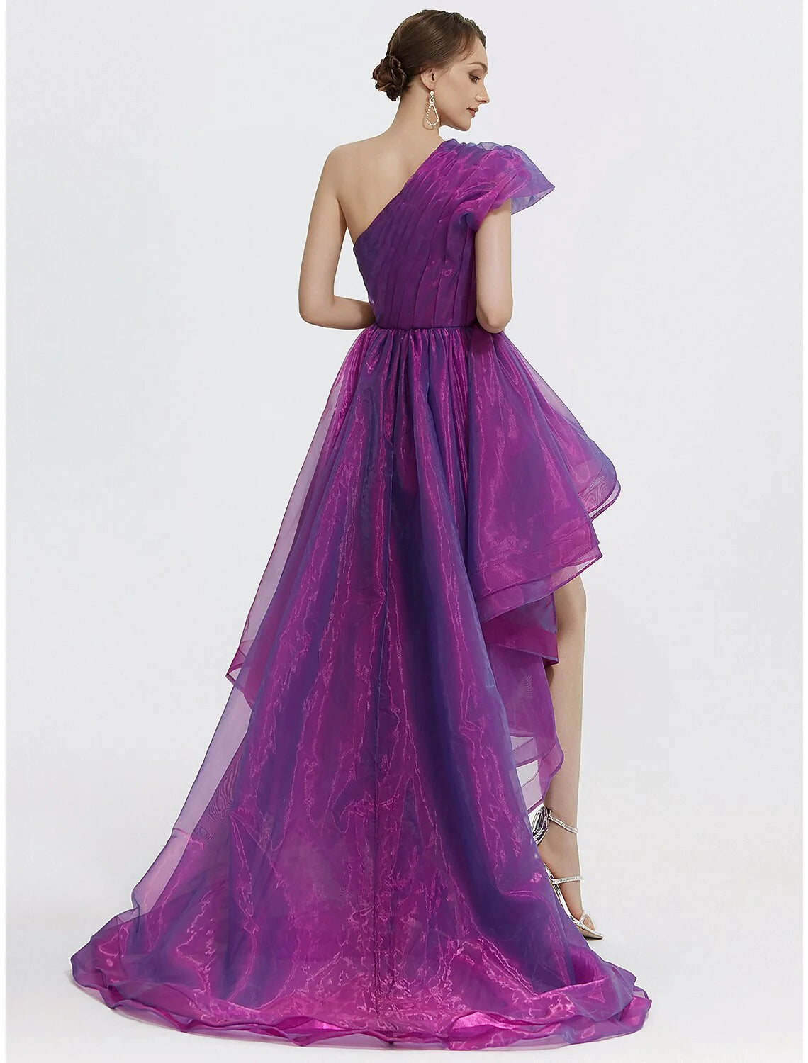 Sheath / Column Evening Gown Elegant Dress Formal Black Dress Tea Length 3/4 Length Sleeve Square Neck with Feather