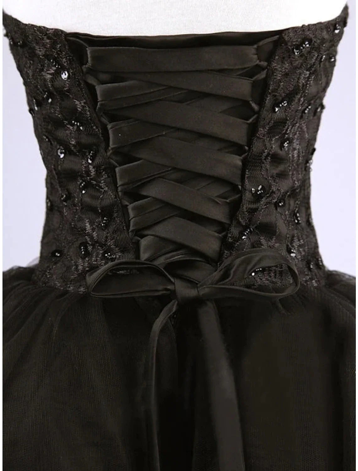 Cocktail Dresses Party Dress Graduation Knee Length Sleeveless Sweetheart Tulle with Pleats Beading
