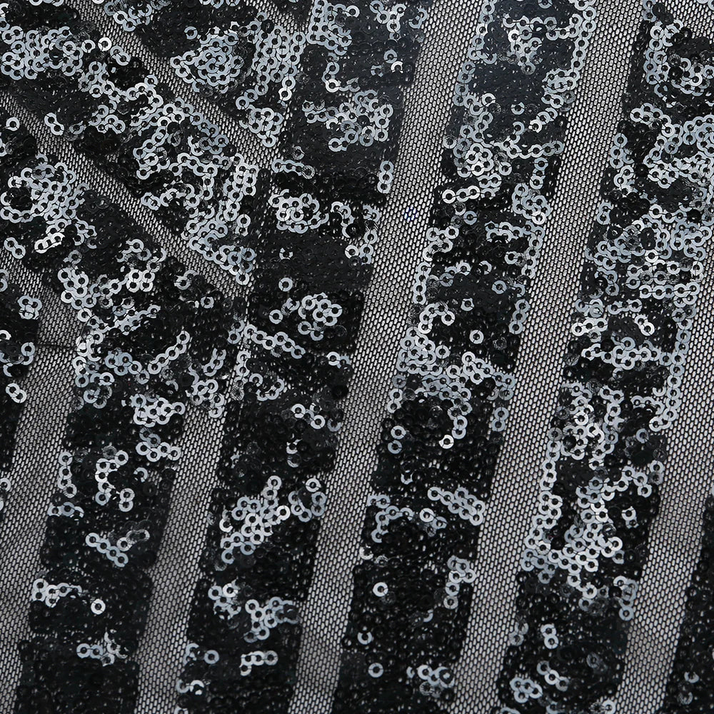 Sequins V-Neck Spaghetti Straps Prom Dress