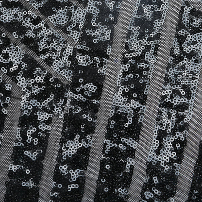 Sequins V-Neck Spaghetti Straps Prom Dress