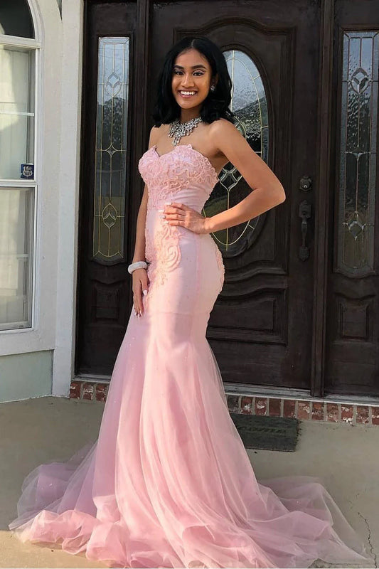 Charming Mermaid Sweetheart Neck Sleeveless Lace Up Sweep/Brush Train Prom Dress