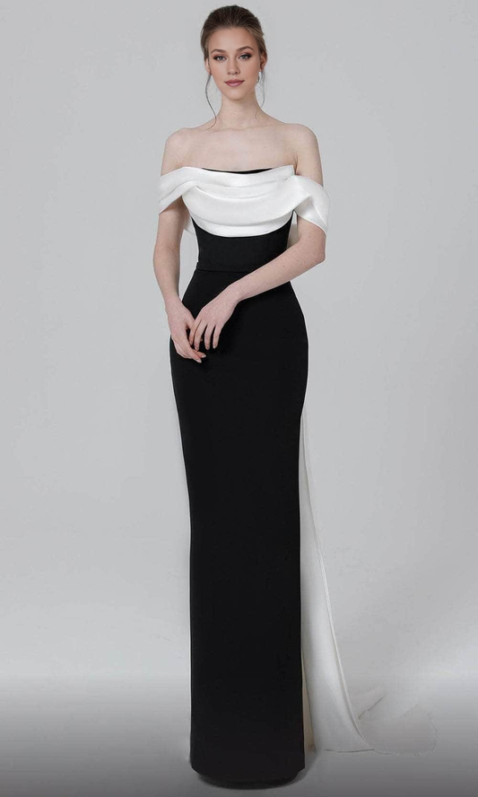 Evening Dresses For Women/ Off Shoulder Sheath Full Length Hem Sleeveless Evening Dresses
