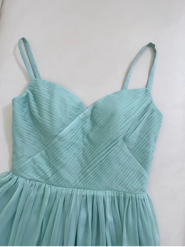 Xuewuba Dress A line Green Chiffon Prom Dress Formal Dresses Formal Women's Dresses