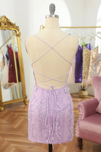 Xuewuba Formal Wear Dresses Spaghetti Straps Green Lace Tight Homecoming Dress Prom Dress In Store