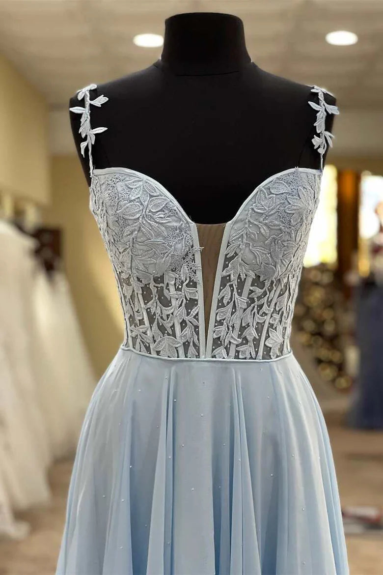 A-line Off-the-Shoulder Princess Prom Gown