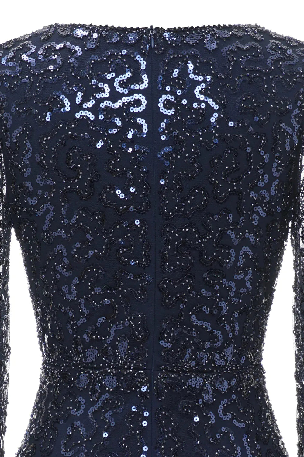 Xuewuba Formal Wear Dresses Navy Beaded and Sequin Midi Mother of Bride Dress Prom Dresses Stores