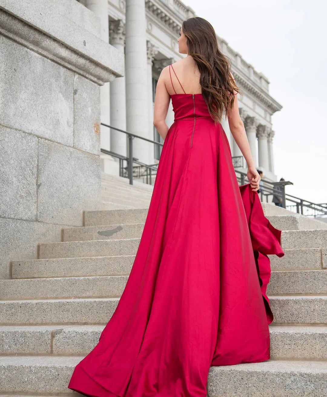 Sexy A-Line Off the Shoulder Sleeveless Zipper Up Floor-Length Prom Dress
