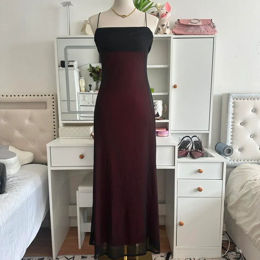 Stunning A-Line Square Neck Sleeveless Chiffon Floor-Length Prom Dress