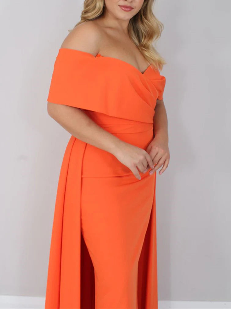 A-Line Off-The-Shoulder Ankle-Length Mother Of The Bride Dresses