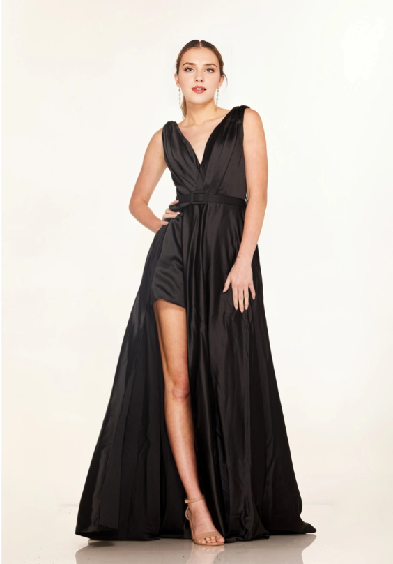 Xuewuba Dress Women's Formal Dress Maxi Sleeveless V-Neck A-Line Tulle Wedding Dresses Prom Dress