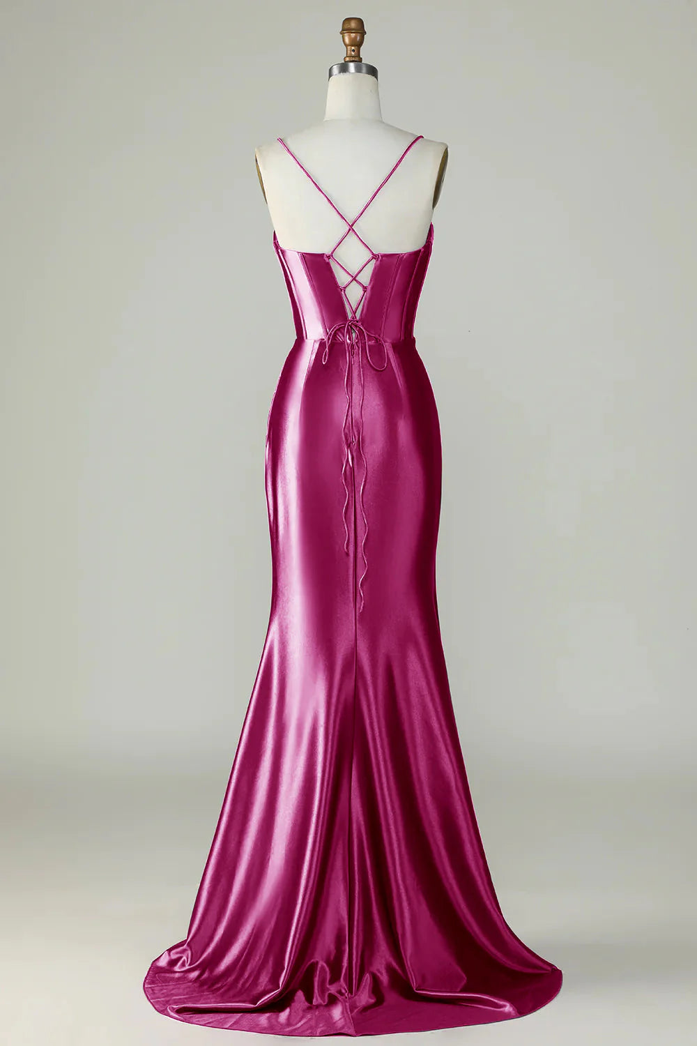 Mermaid Spaghetti Straps Long Prom Dress
