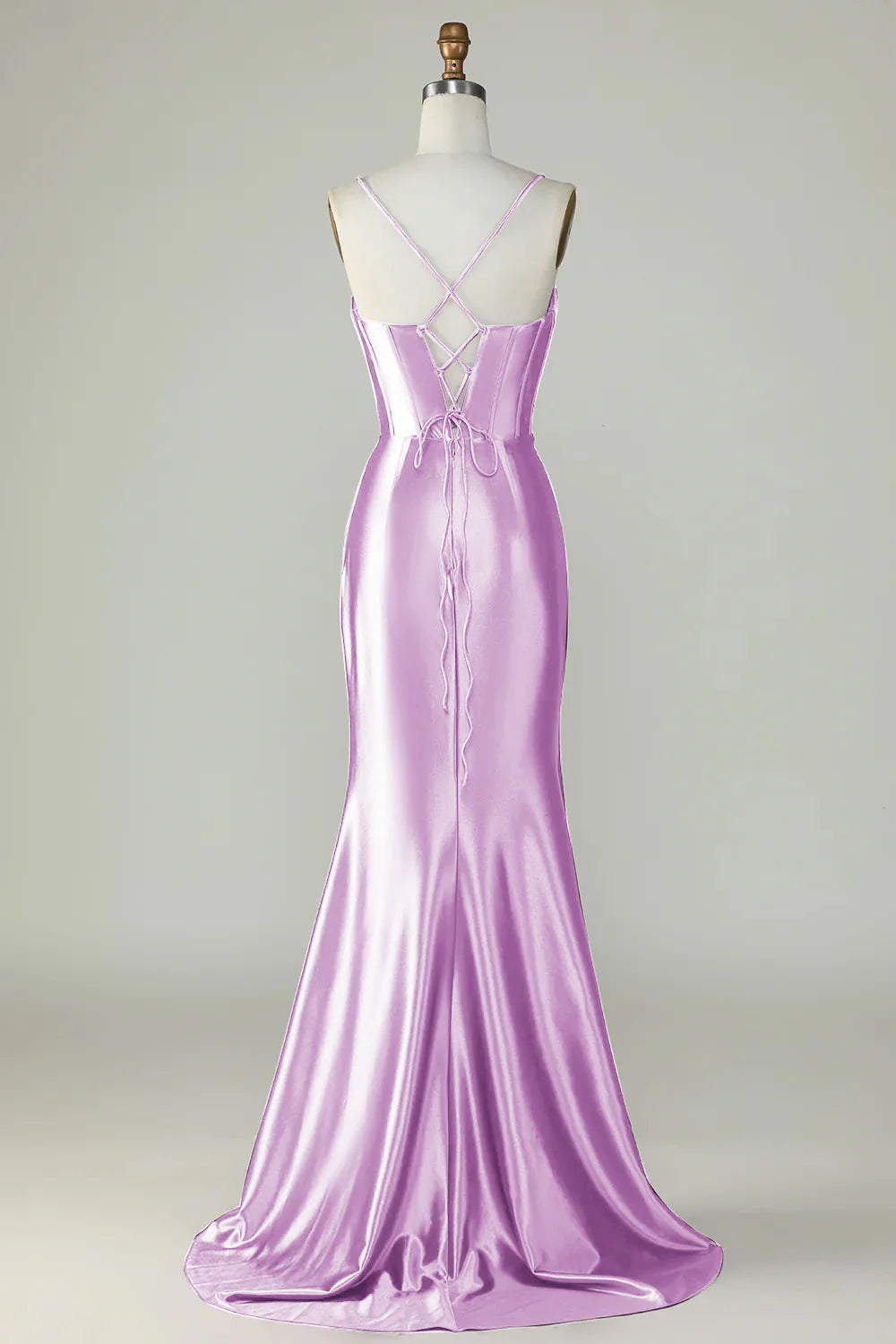 Mermaid Spaghetti Straps Long Prom Dress